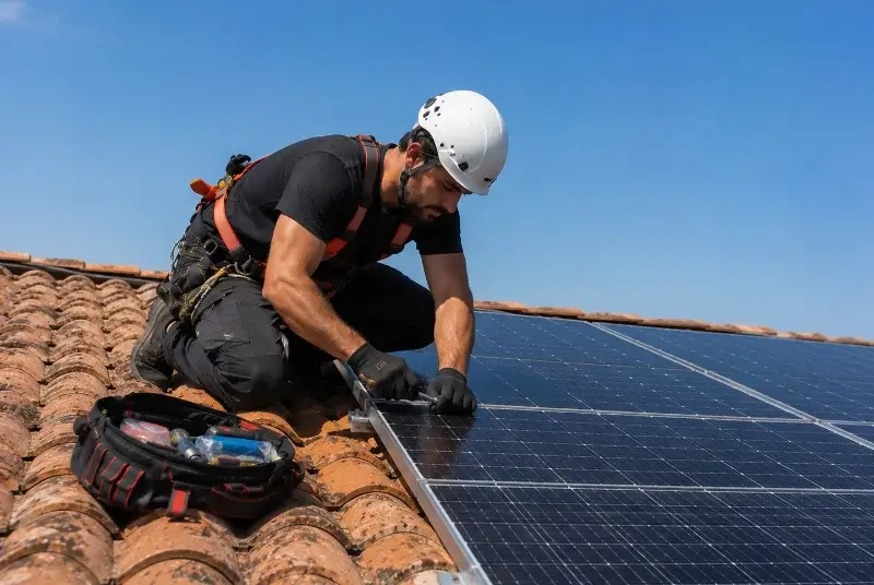 Maintenance et monitoring de panneaux solaires à Domancy