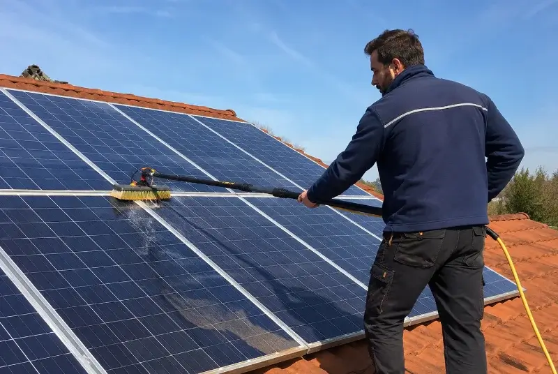 Nettoyage et entretien de panneaux solaires à Domancy