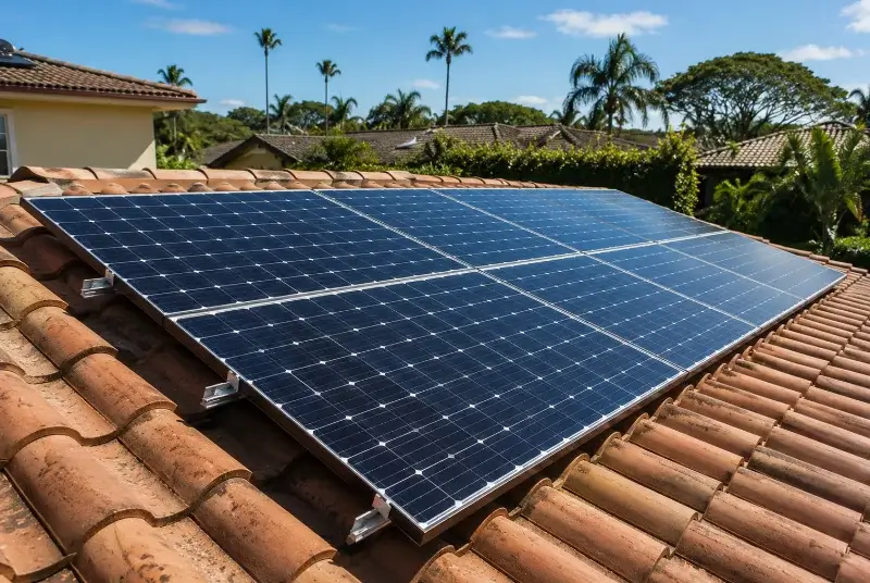 Installation de panneaux solaires à Domancy